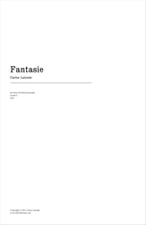 Fantasie Concert Band sheet music cover